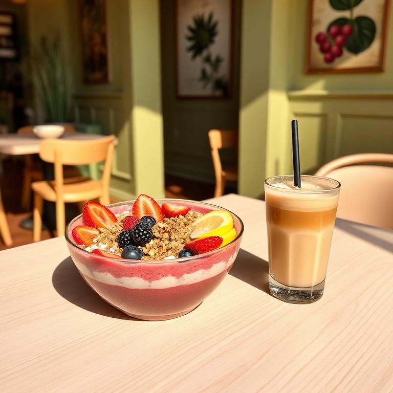 Açaí Bowl & Iced Coffee 🍓