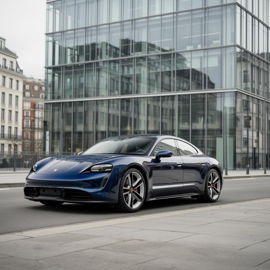 Porsche in der Stadt