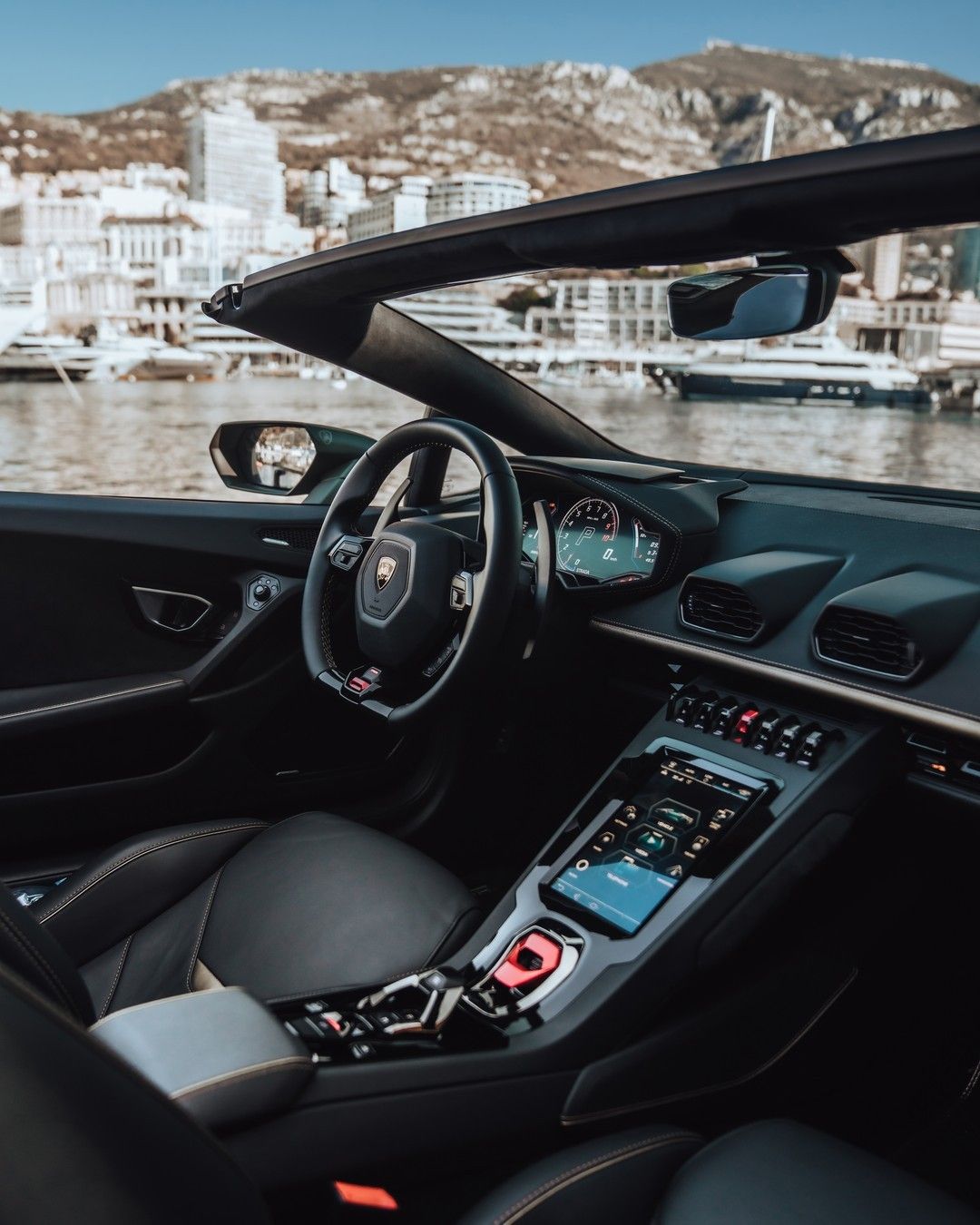Lamborghini Huracán Spyder Cockpit Monaco